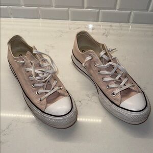 Converse Light Pink Canvas Sneakers